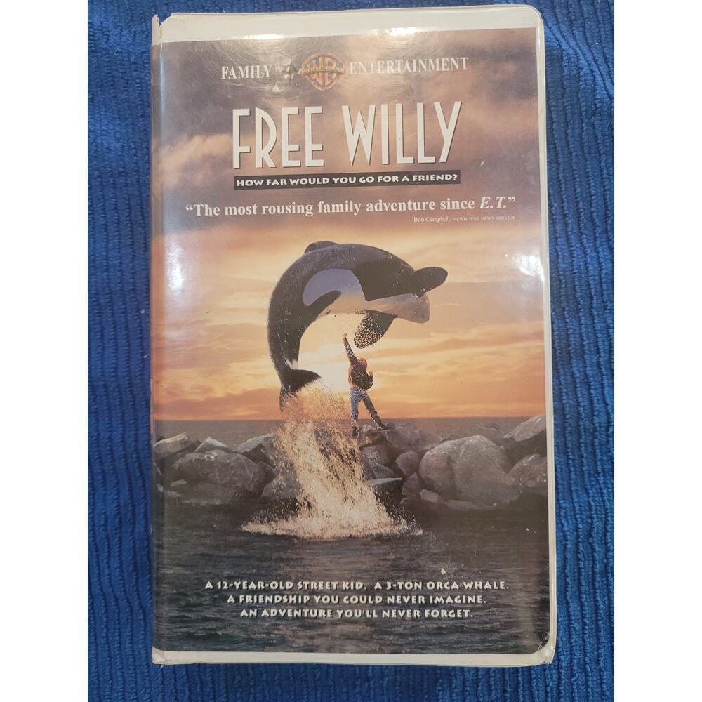 Free Willy VHS‎ Tape 1993 Children Works